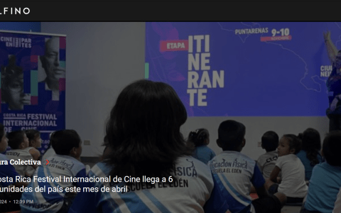 El Costa Rica Festival Internacional de Cine llega a 6 comunidades del país en este mes de abril